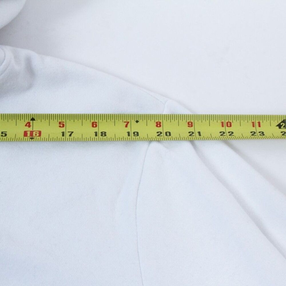 Polo Ralph Lauren Mens Hoodie NWOT White Multi-Graphic Fleece Ribbed Hem & Cuffs - Picture 8 of 11